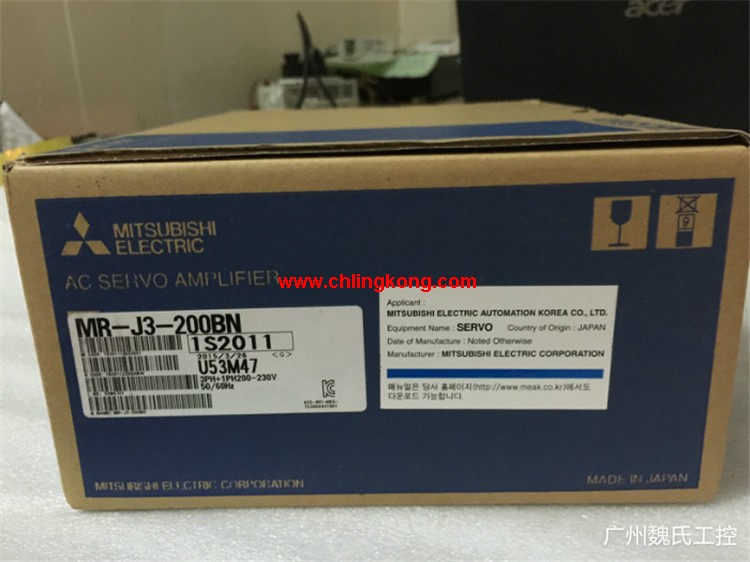 三菱 SSCNETⅢ光纖通訊型驅動(dòng)器 MR-J3-200BN