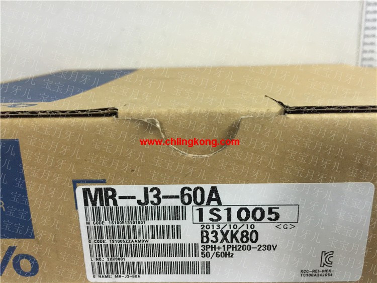 三菱通用脈沖接口型驅動(dòng)器MR-J3-60A